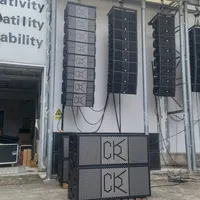 Système de sonorisation Line Array passif à trois voies CVR W-123 PRO pour les performances sonores en stade