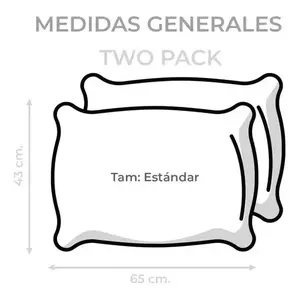 Oreillers Carla Depot Primor, lot de 2, standard, en microfibre, moyens, avec fermeture éclair, hypoallergéniques, anti-acariens - Product Image 5