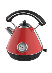 Bouilloire électrique vintage 1,7 L en acier inoxydable avec arrêt automatique et chauffage rapide pour la cuisine - Product Image 2
