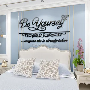 Adesivi Murali Cristiani in Acrilico Impermeabile <span class=keywords><strong>per</strong></span> Casa Moderna e Chiunque Entrisca - <span class=keywords><strong>Lettere</strong></span> Artistiche in Plastica con Scritte a Mano <span class=keywords><strong>per</strong></span> Decorazione Stanze - Product Image 1