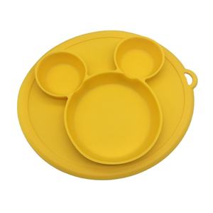 OKSILICONE Usine En Gros Divisé Incassable Silicone Bébé Toddler Plaques Conceptions Personnalisées Antidérapant Plaques D'aspiration Pour Les Enfants - Product Image 2