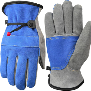 Guantes de Trabajo de Cuero Vacuno para Hombre al por Mayor, para Jardinería, Soldadura, Construcción, Motosierra, Granja, Rancho - Product Image 6