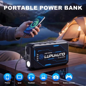Arrancador de Coches 4000A con Compresor de Aire, Potenciador de Batería de <span class=keywords><strong>Auto</strong></span>, Banco de Energía Portátil, Dispositivo de Arranque Automático de 12V para Gasolina y Diésel - Product Image 5
