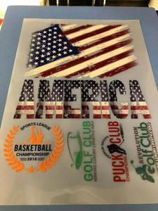 Clothing Accessories Garment Image Transfers Gang <b>Sheet</b> Bulk Transfer Custom Ready for Press - Product Image 2