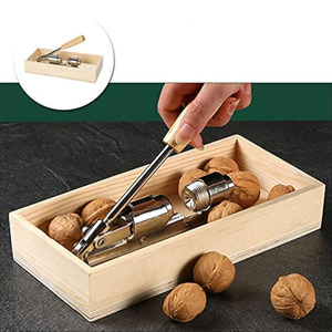 Gỗ Pecan <span class=keywords><strong>nutcracker</strong></span> hạnh nhân và Hazelnuts MACADAMIA NUT kẹp mở Cracker công cụ nứt lột vỏ máy - Product Image 4