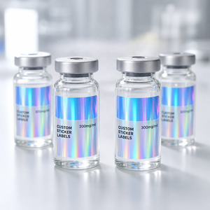 Etichette e Scatole Personalizzate con Ologramma per Fiale da 3ml e 10ml per Uso Farmaceutico - Product Image 2