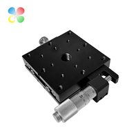 Table coulissante linéaire manuelle en aluminium série C&K Ftx-6020, guide à billes, calibrage d'instruments optiques, positionnement de précision, 1 an