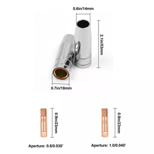 Antorcha de Soldadura MIG con Enfriamiento por Aire, Adaptador Europeo, Suministros de Soldadura, Antorcha MIG - Product Image 5