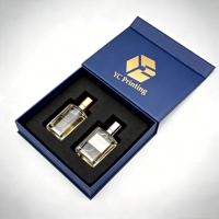 Emballage de perruques de luxe en gros, boîte noire avec fermeture magnétique, logo personnalisé, emballage cadeau