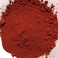 Oxyde de fer rouge 190 couleur brique béton avec 130 fer rouge poudre peinture revêtement asphalte sol avec fer inorganique poudre rouge
