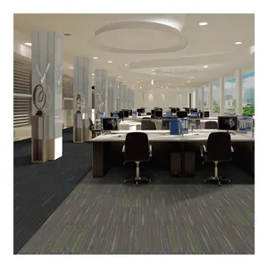 2024 Kaili 100 % universelle Nylon 6 Teppichfliesen Wand-zu-Wand gewerbliches Büro Design Bodenteppiche