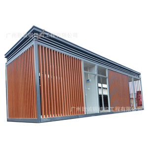 โครงเหล็กไฟสำหรับใช้กลางแจ้งโครงเหล็กไฟสำหรับบ้านยามดีไซน์ทันสมัย - Product Image 1