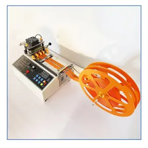 Machine automatique de découpe d'étiquettes, couteau d'ordinateur chaud et froid ruban de sangle en nylon fermeture éclair ruban élastique