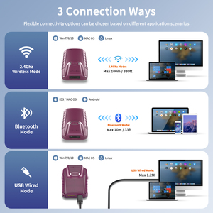 Netum tự động Súng không dây quét lại clip làm việc với máy tính bảng iOS Android Windows MacOS cho kho hàng tồn kho POS 2d-e900 - Product Image 4