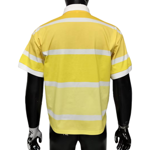 Wholesale Cotton Breathable <b>Polo</b> <b>Shirt</b> <b>Long</b> <b>Sleeves</b> Custom Logo <b>Men's</b> Print Silk Screen Printing Cheap Striped Knitted T <b>Shirt</b> - Product Image 6