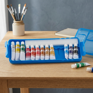 Kit de peinture gouache opaque Simbalion 14 couleurs, tubes en aluminium, emballage en boîte en papier, certifié EN 71-3/ASTM F963, matériel artistique - Product Image 3