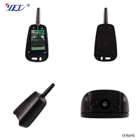 Receptor Universal de Dos Canales DC/AC 9V~24V, Impermeable IP54, Largo Alcance, con Antena, Controlador, Interruptores para Puertas