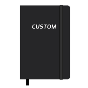 Cuadernos de Cuero PU con Banda Elástica A5/A6, Tapa Dura para Uso Empresarial, Logotipo Personalizable - Product Image 1