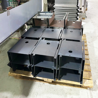 Support de fixation métallique sur mesure en aluminium/acier, plié à la presse plieuse, découpe laser OEM, fabrication de boîtiers