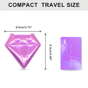 Pequeño Mini bolsillo Espejos <span class=keywords><strong>de</strong></span> doble cara Multicolor Bling Compacto <span class=keywords><strong>Espejo</strong></span> <span class=keywords><strong>de</strong></span> mano Herramienta <span class=keywords><strong>de</strong></span> maquillaje Monedero Bolsa <span class=keywords><strong>de</strong></span> viaje <span class=keywords><strong>Espejo</strong></span> <span class=keywords><strong>de</strong></span> tocador - Product Image 4