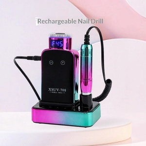 เครื่องเจียรเล็บพกพาแบบขายส่ง พร้อมฐานตั้ง ใช้ในร้านเสริมสวย ไม่ใช้ความร้อน เงียบ ประหยัดพลังงาน ชาร์จซ้ำได้ ใช้สำหรับขัดแต่งเล็บ - Product Image 4