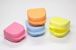 Dental <b>Box</b> Supply Hot Sale Low Price OEM Accept Beautiful Colorful Plastic Dental Tooth <b>Storage</b> <b>Box</b> Teeth Plastic Denture <b>Box</b> - Product Image 3