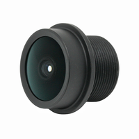 2.44mm F2.5 150 °   Lente de Cámara Gran Angular M12 1/3 con Carcasa Metálica de Bajo CRA para Seguridad en la Visión Trasera del Automóvil