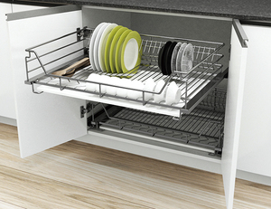 Durable Chrome Plated 4-Sided <b>Basket</b> 188mm Stainless Steel For Catering <b>Sink</b> Base Cabinet Drain Storage Mesh <b>Basket</b> - Product Image 1