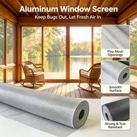 Moustiquaire en maille anti-insectes pour fenêtre et porte, protection contre les mouches, barrière de ventilation, moustiquaire en aluminium pour maison et bâtiment