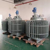 Transformateur variac 500 kVA triphasé, sortie primaire 220 V, régulateur 0-460 V, ONAN, pour test de moteur.