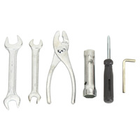 Kit d'outils de réparation de vélo et de moto, ensemble d'outils d'entretien de vélo multifonctionnel portable, clé, pinces, tournevis