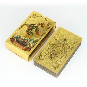 Tarjetas de Tarot con Lámina Dorada, Nuevas, Impresas a Color, de Plástico Impermeable, Especializadas para Comercio Electrónico Transfronterizo - Product Image 5