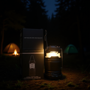 Lanterna da campeggio a LED, piccola, alimentata a batteria, compatta, a luce bianca, per uso esterno in campeggio - Product Image 3