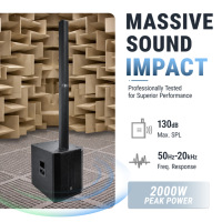 Sistema de Sonido Profesional de Columna Activa CN StockAccuracy Pro Audio AC35TD3 de 15 Pulgadas