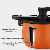 Cuisinière à micro-pression à vente chaude, en acier inoxydable, pour la maison, marmites à mijoter, basse pression, antiadhésive, compatible induction