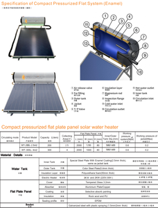 Gran oferta, calentador de agua solar presurizado de 200l, fácil de instalar, alimentado por energía eléctrica para uso doméstico y exterior para hoteles - Product Image 4