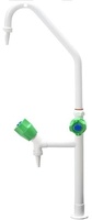 Robinet de laboratoire moderne en cuivre TX TX-10105 de haute qualité, à col de cygne incliné, pour table, à hauteur réglable, en promotion