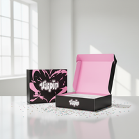 Carpeta de Cartón Corrugado Reciclable con Logotipo Personalizado al por Mayor, Cierre Magnético, Plegable, Materiales Reciclados, Forro de Kraft, para el Hogar