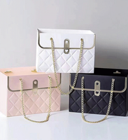 Sac fourre-tout tendance pour fleurs, boîte cadeau bouquet, emballage pour fleuriste, boîte d'emballage pour fleurs de la Saint-Valentin, vente en gros pour fleuriste
