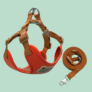 Ensemble Harnais et Laisse <span class=keywords><strong>pour</strong></span> <span class=keywords><strong>Chien</strong></span> en Polyester, Nouveau Design, Réglable, Anti-Évasion, <span class=keywords><strong>pour</strong></span> Chiots et Animaux de Petite et Moyenne Taille, avec Logo Personnalisé, Vente en Gros - Product Image 1