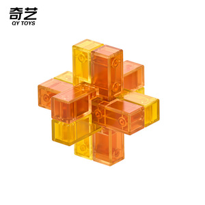 Qy Toys Kongming Lock – Puzzle en verre coloré pour enfants et adolescents de 5 à 14 ans, jouet éducatif unisexe - Product Image 1