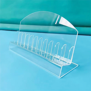 Espositore per Rossetti in Acrilico Trasparente con 11 Scomparti, Organizzatore per Cosmetici, Scatola Portaoggetti per Negozi di Bellezza e Lucidalabbra - Product Image 1