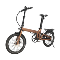 Vélo électrique pliable en fibre de carbone de 20 pouces, 350W, 36V, 14,5AH, double batterie, léger, longue portée, certifié CE