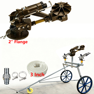 Canon à eau d'irrigation 57M Titans Impact, grand canon métallique à turbine 360° pour l'agriculture et les fermes - Product Image 5