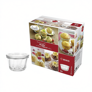 Weck Minis Glass Muffin Cups 165Ml Baking Set For Desserts And Snacks - Product Image 2