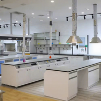 Vente en gros de meubles de laboratoire à cadre en acier établi chimique commercial banc de laboratoire table meubles de laboratoire de physique