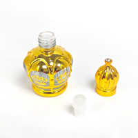 Attar en flacon exclusif 12 ml – Bouteille de parfum de luxe en verre, design rechargeable, bille roll-on, finition mate givrée pour huiles essentielles