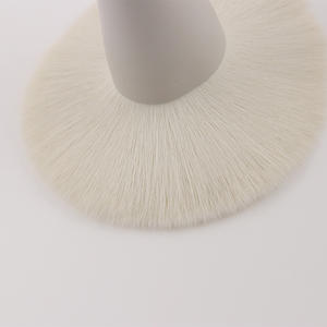 Ensemble de pinceaux de maquillage professionnels, 5 pièces, logo personnalisé végétalien, luxe, <span class=keywords><strong>gris</strong></span> <span class=keywords><strong>clair</strong></span>, caoutchouc, effet d'huile, ensemble de pinceaux de maquillage - Product Image 2