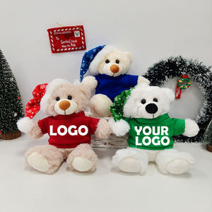 TシャツTシャツ<span class=keywords><strong>3</strong></span>色DIYクリスマスギフト用OEM ODM PPコットン充填スーパーソフトぬいぐるみ - Product Image 1