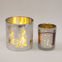Bougeoirs en verre bougeoirs votifs de mariage conteneurs votifs bocaux à bougies en verre décoratifs